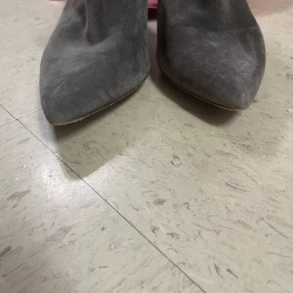 PEDRO GARCIA Ankle Boots Booties‎ Low Heels Gray Suede Leather - Picture 3 of 10